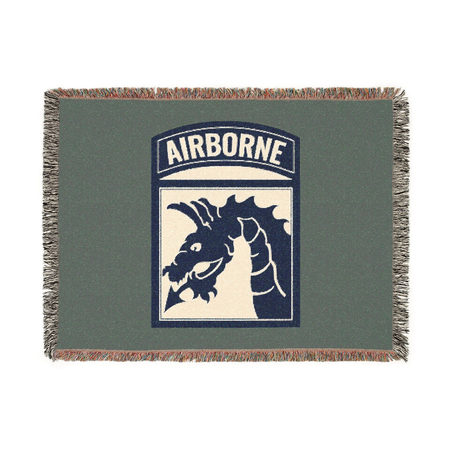 18th Airborne Corps Woven Blanket