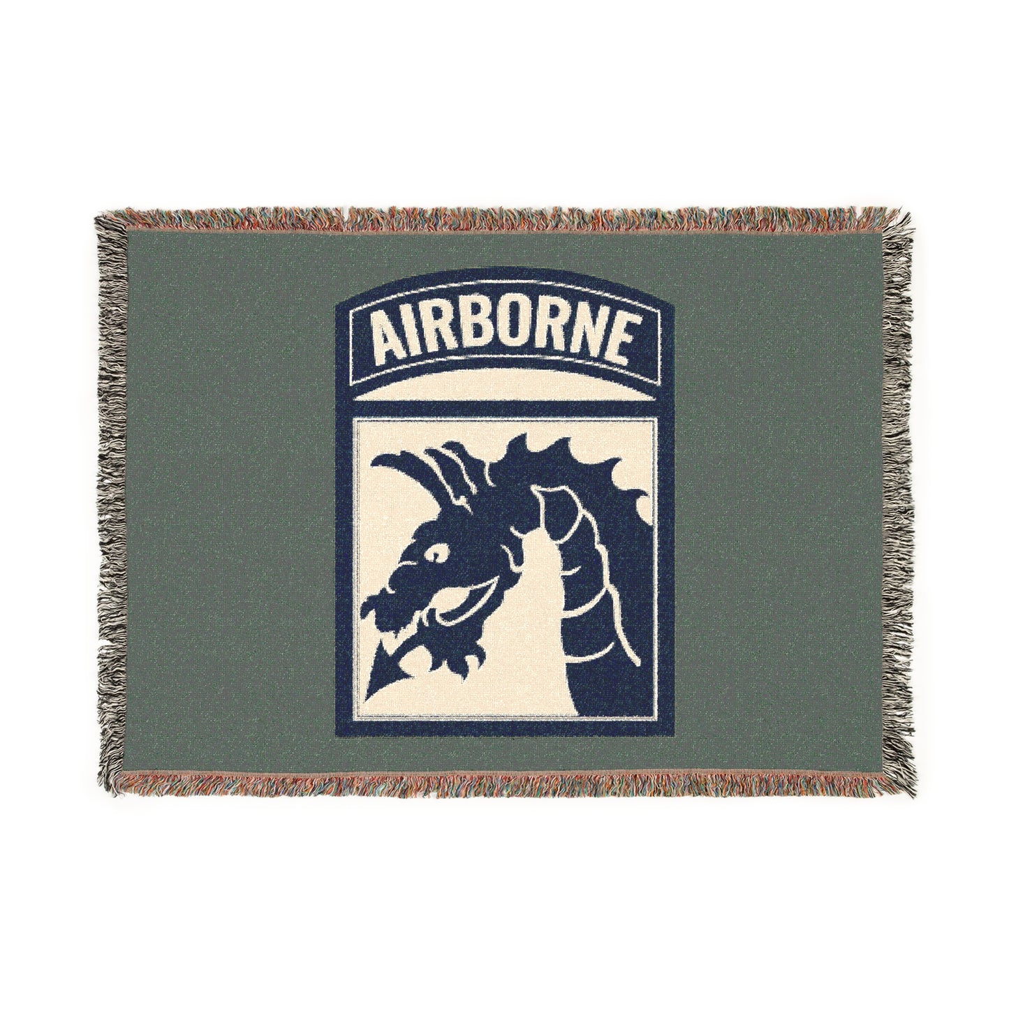 18th Airborne Corps Woven Blanket
