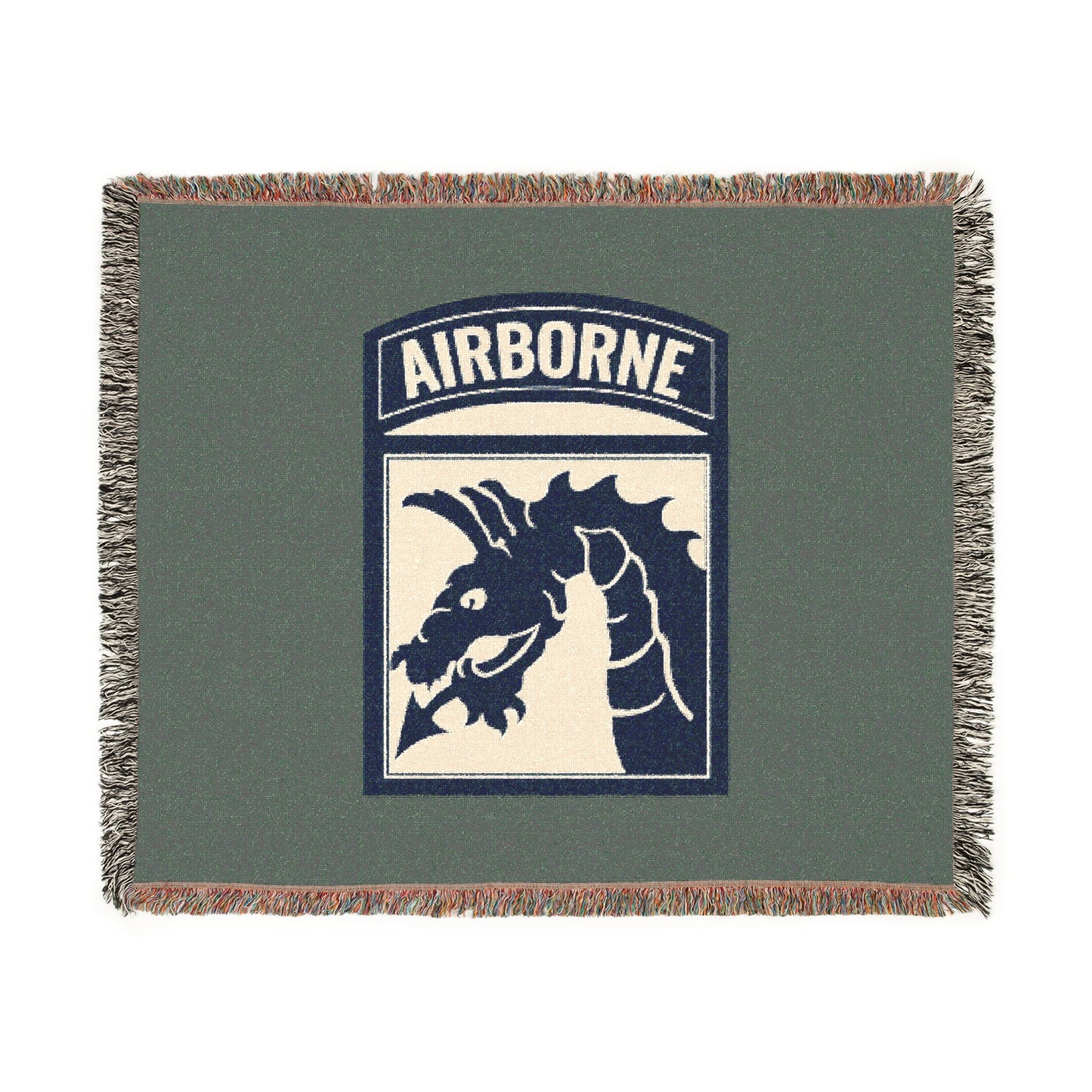 18th Airborne Corps Woven Blanket