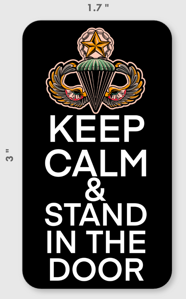 Keep Calm Sticker