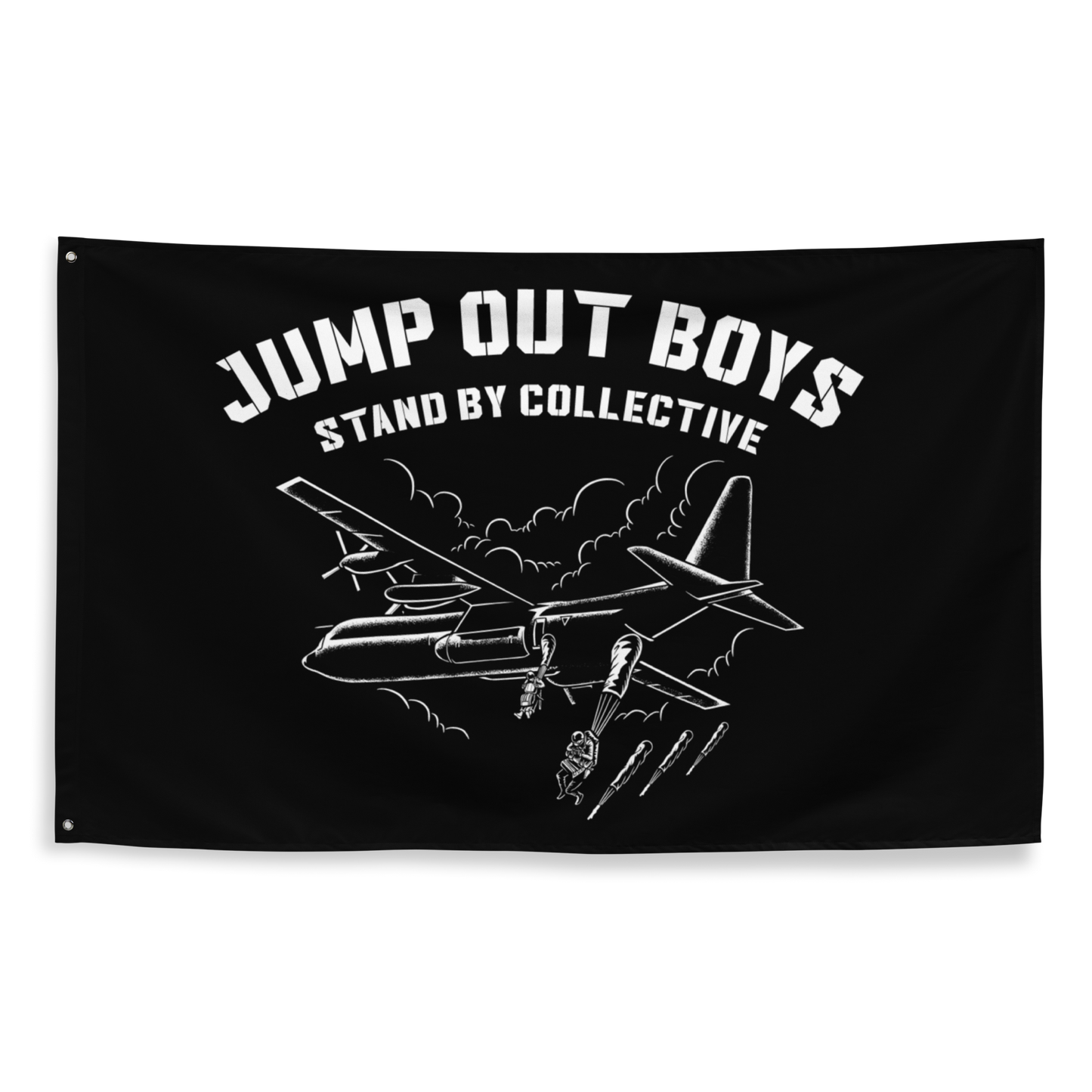 Jump Out Boys Fixed Wing Flag