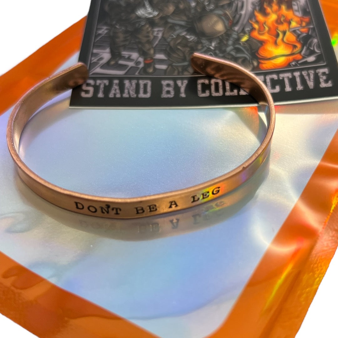 SBC Don't Be A Leg Copper Bracelet