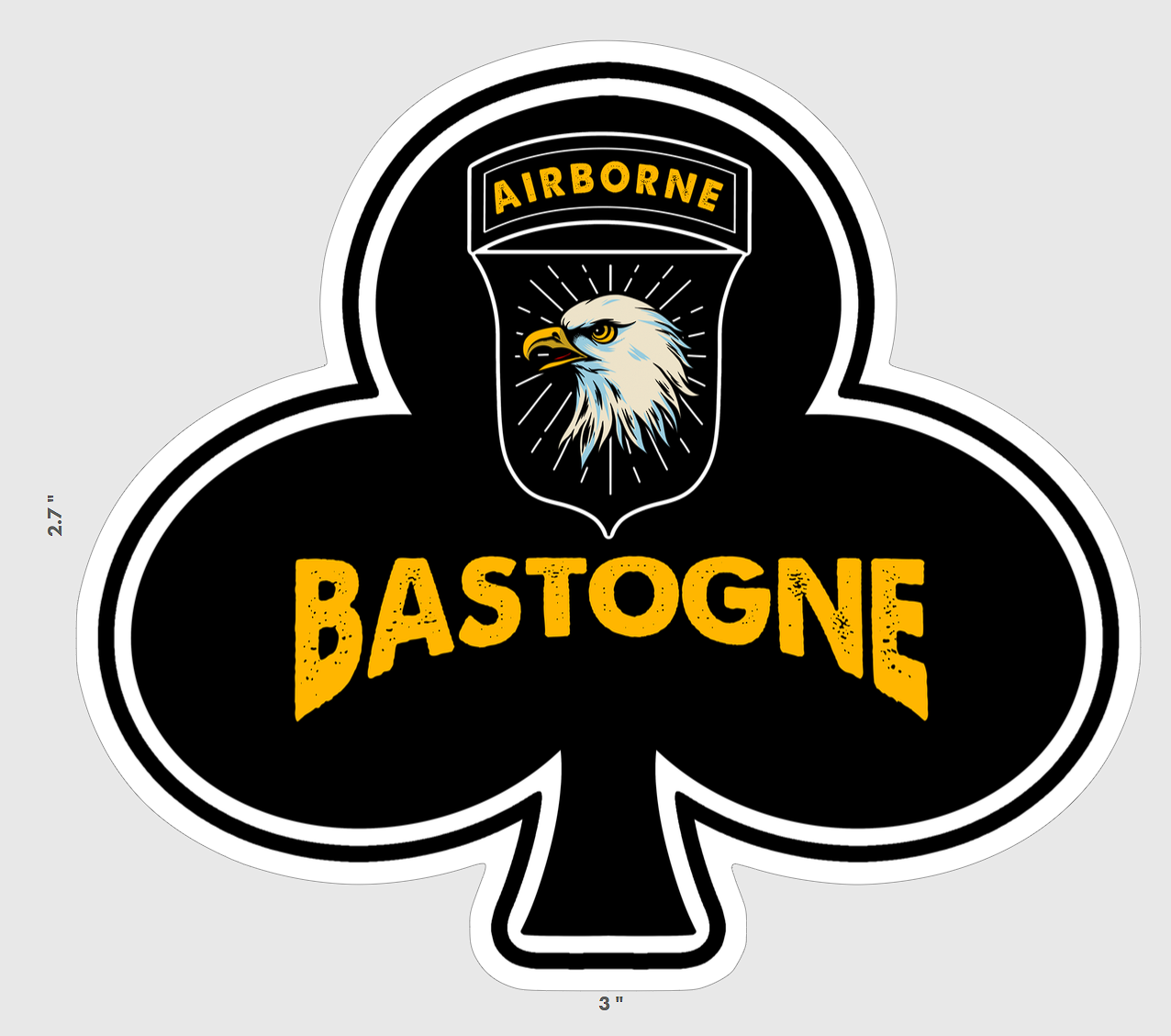 1st BDE 101st Traditional Style Sticker