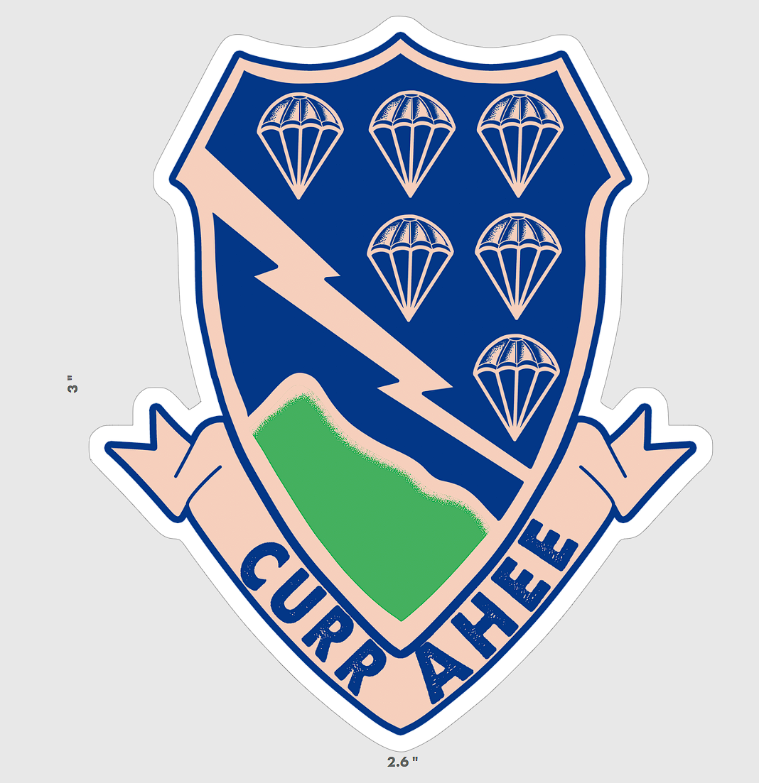 4th BDE 101st Traditional Style Sticker
