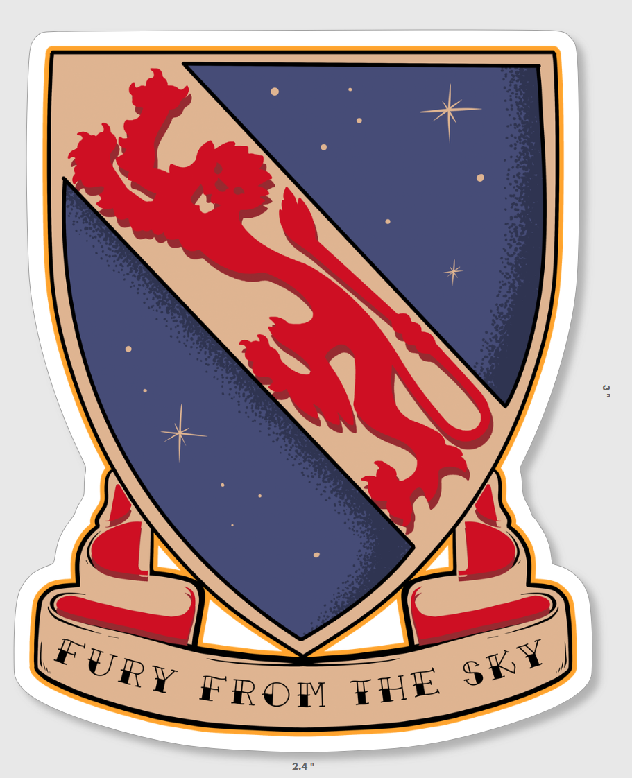 5008th DUI Traditional Style Sticker