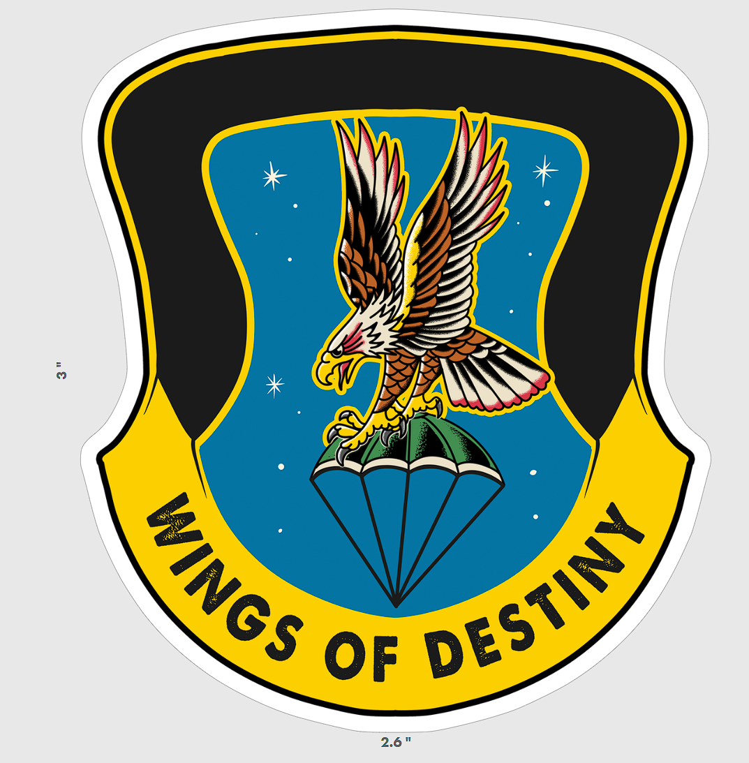 CAB 101st Traditional Style Sticker