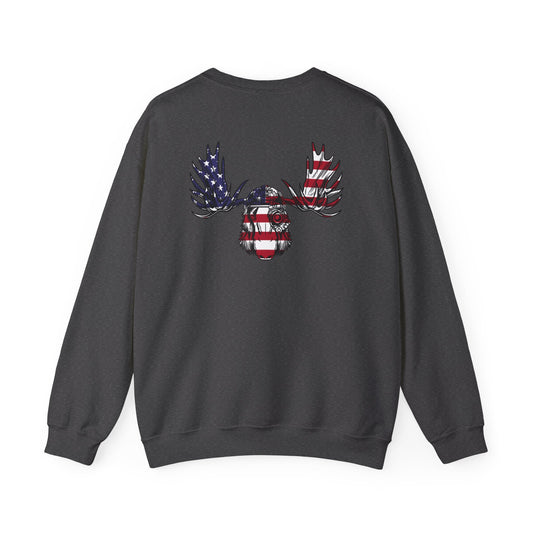 SBC American Flag Moose Sweater