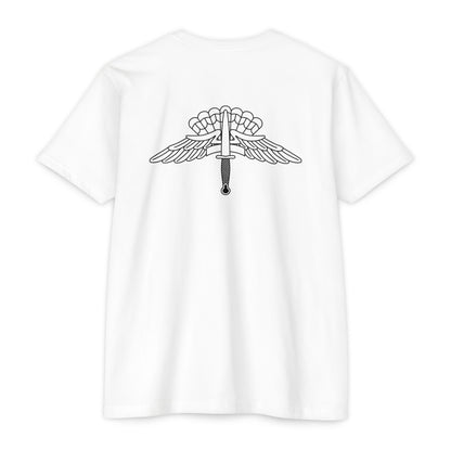 Military Free Fall Wings Basic Tee