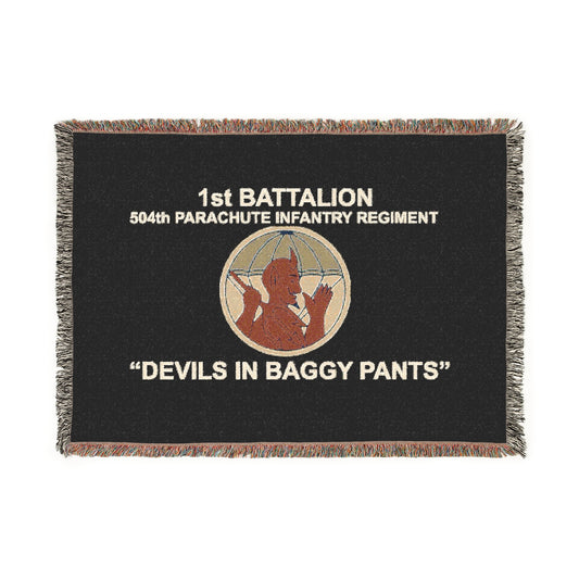 1-504th Woven Blanket