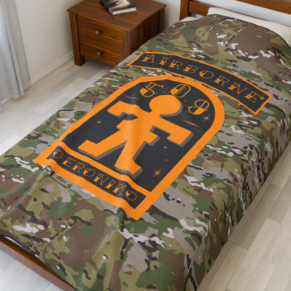 509th Geronimo Plush Blanket