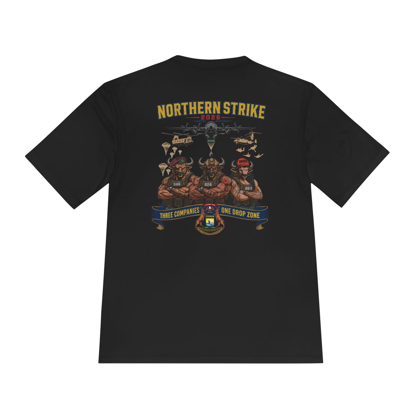 824th Operation Northern Strike Black/Tan MW Tee