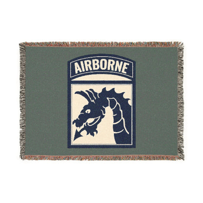 18th Airborne Corps Woven Blanket