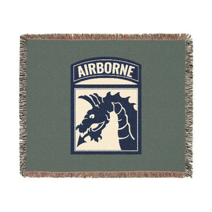 18th Airborne Corps Woven Blanket