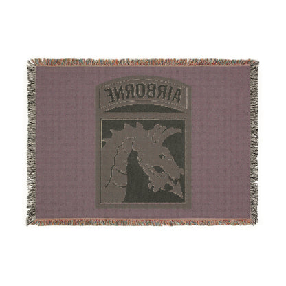 18th Airborne Corps Woven Blanket