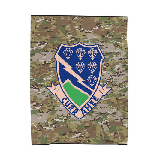 4th BDE 101st Plush Blanket