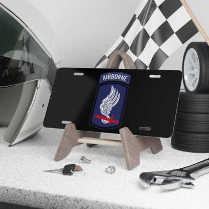 173rd Aluminum License Plate