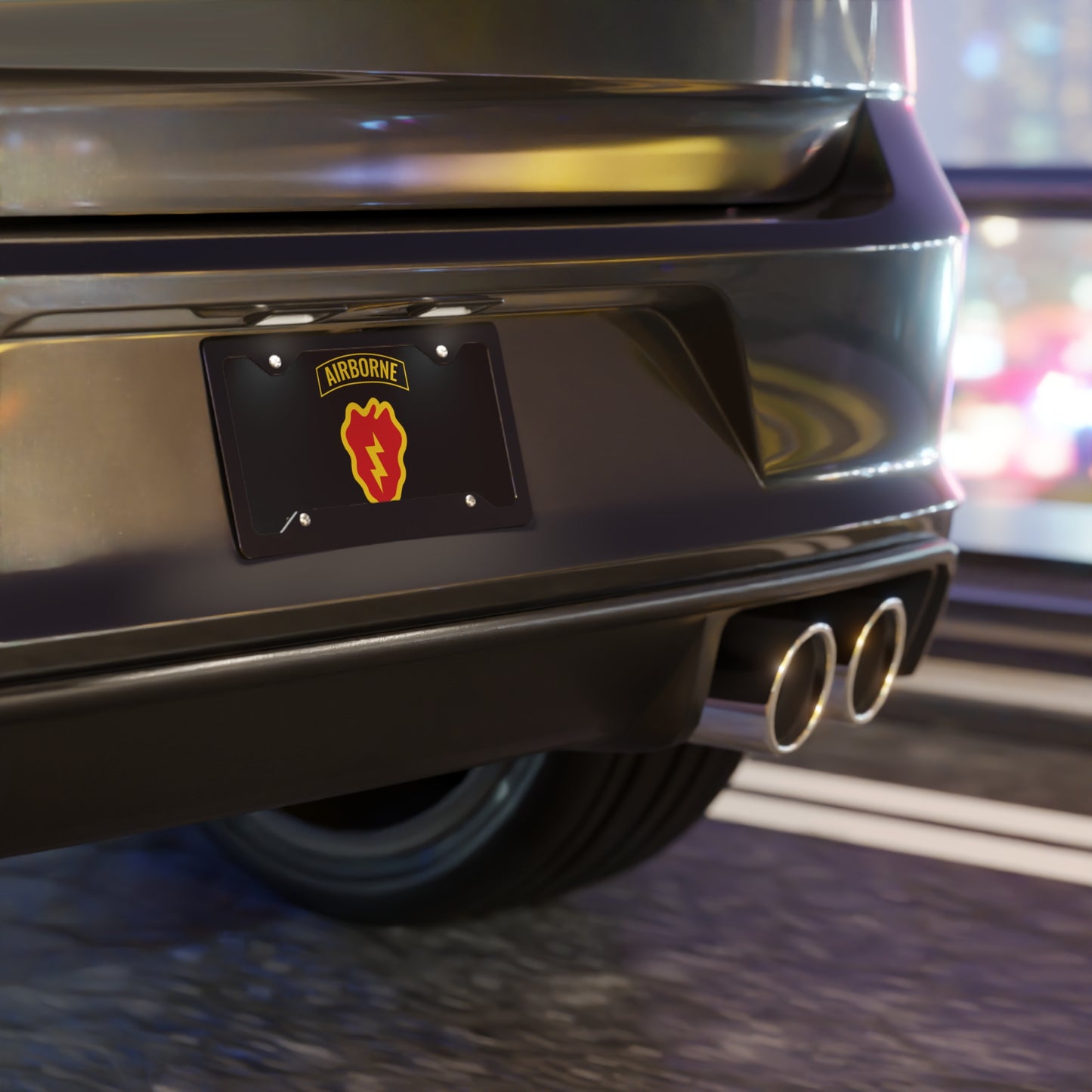 4-25 Aluminum License Plate