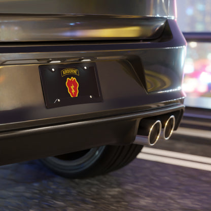 4-25 Aluminum License Plate