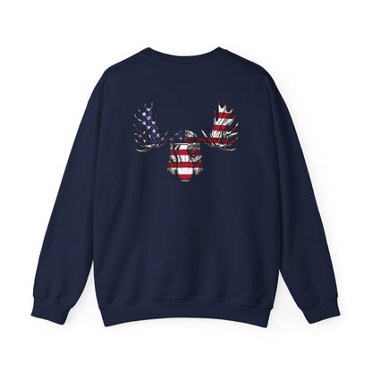 SBC American Flag Moose Sweater