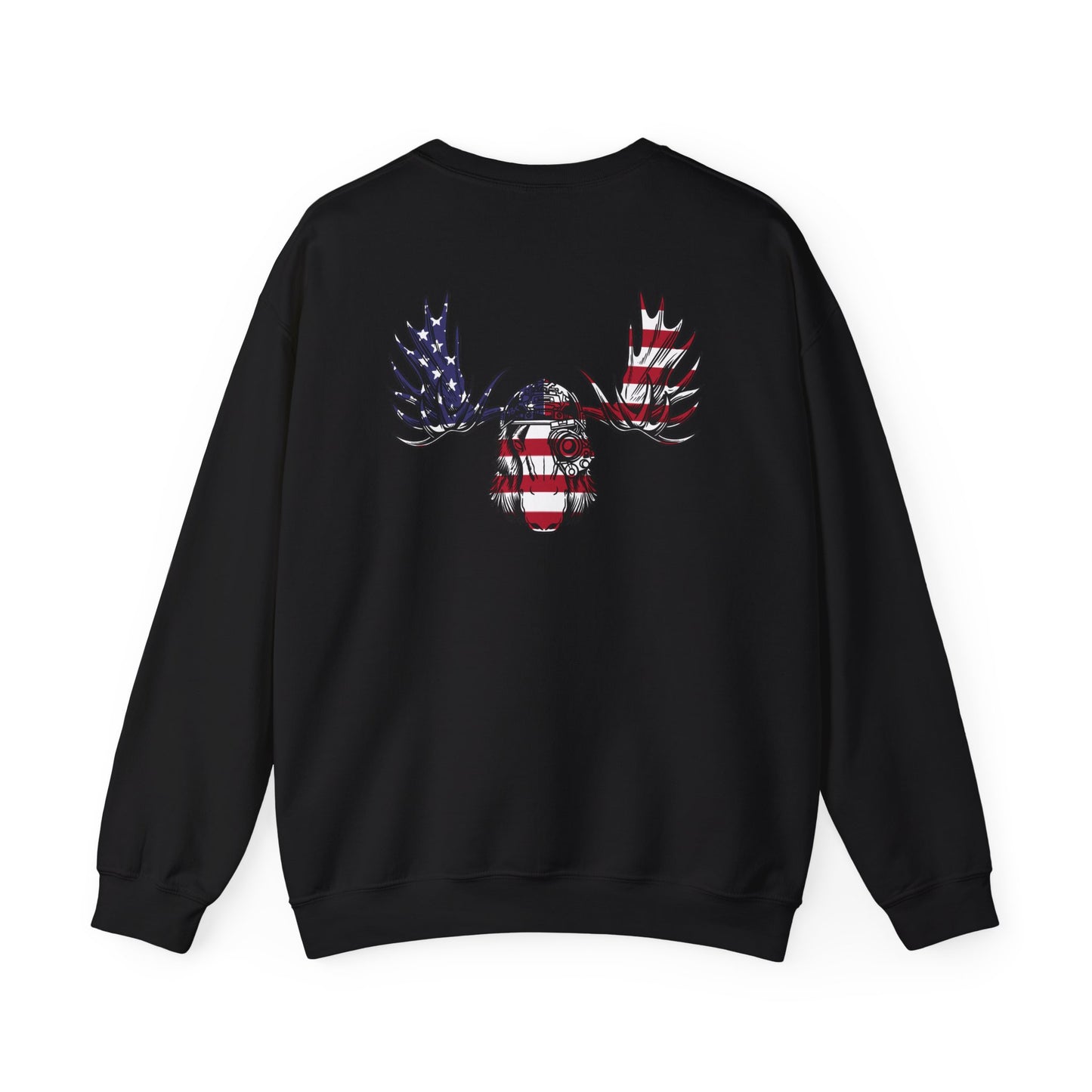 SBC American Flag Moose Sweater