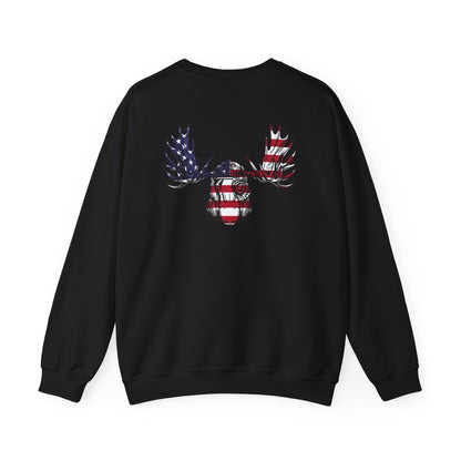 SBC American Flag Moose Sweater