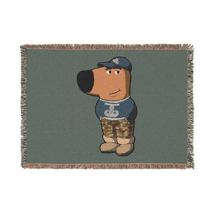 Chill Guy Jumpmaster Woven Blanket