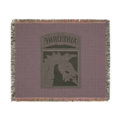 18th Airborne Corps Woven Blanket