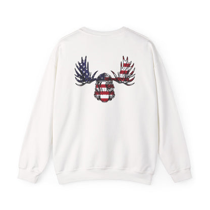 SBC American Flag Moose Sweater