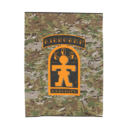 509th Geronimo Plush Blanket