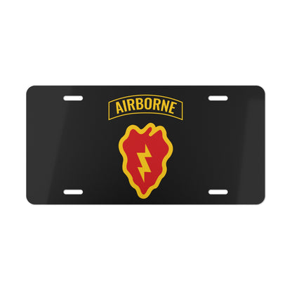 4-25 Aluminum License Plate