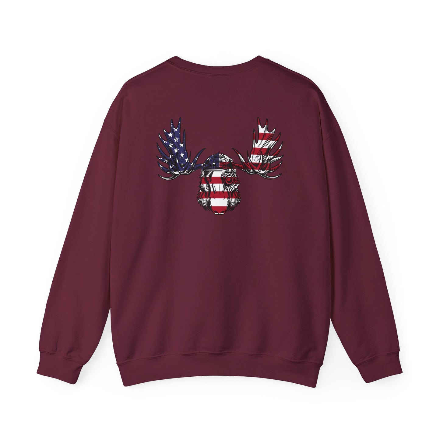 SBC American Flag Moose Sweater