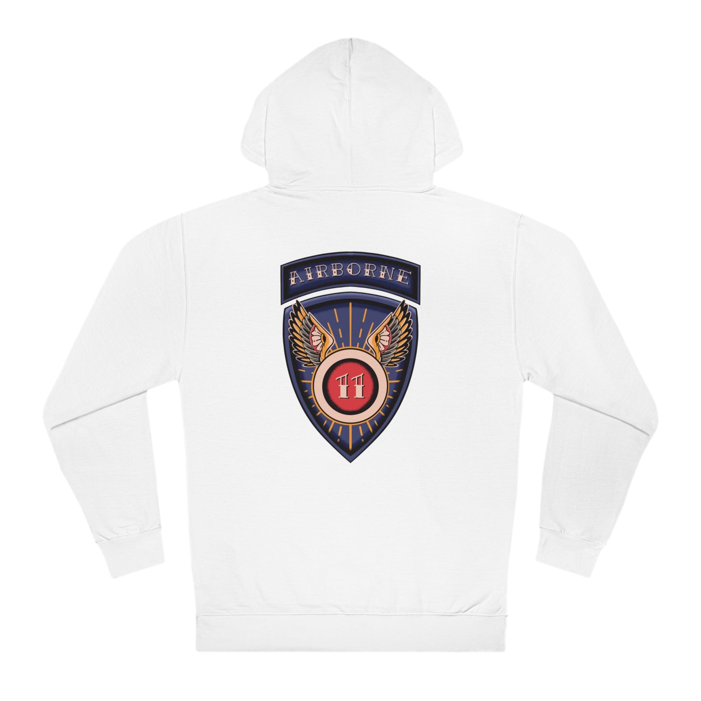 11th Traditional Style Airborne Hoodie