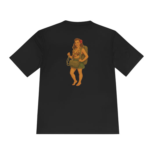 MOISTURE WICKING Hawaiian Pinup Tee