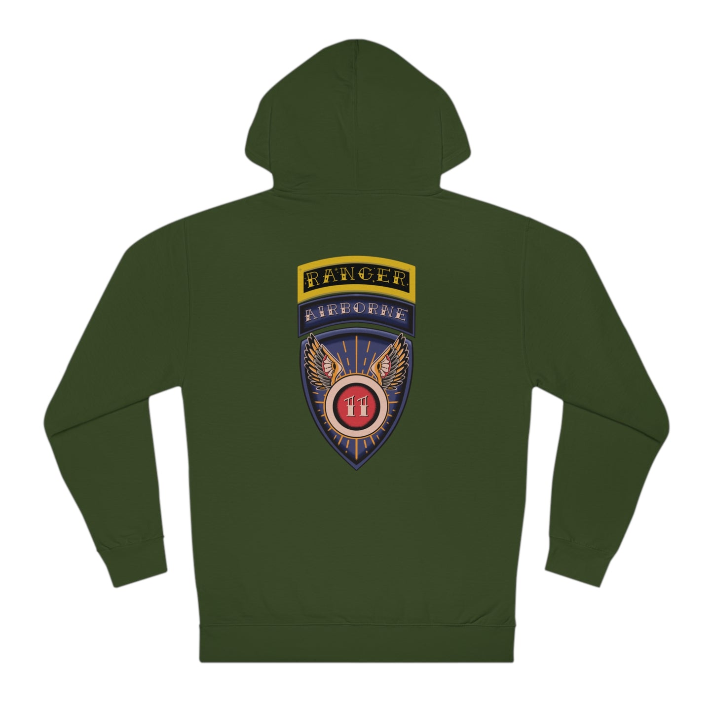 11th Airborne RANGER Traditional Style Airborne Hoodie