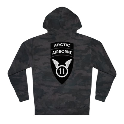 Artic 11th Airborne DIV B&W Hoodie
