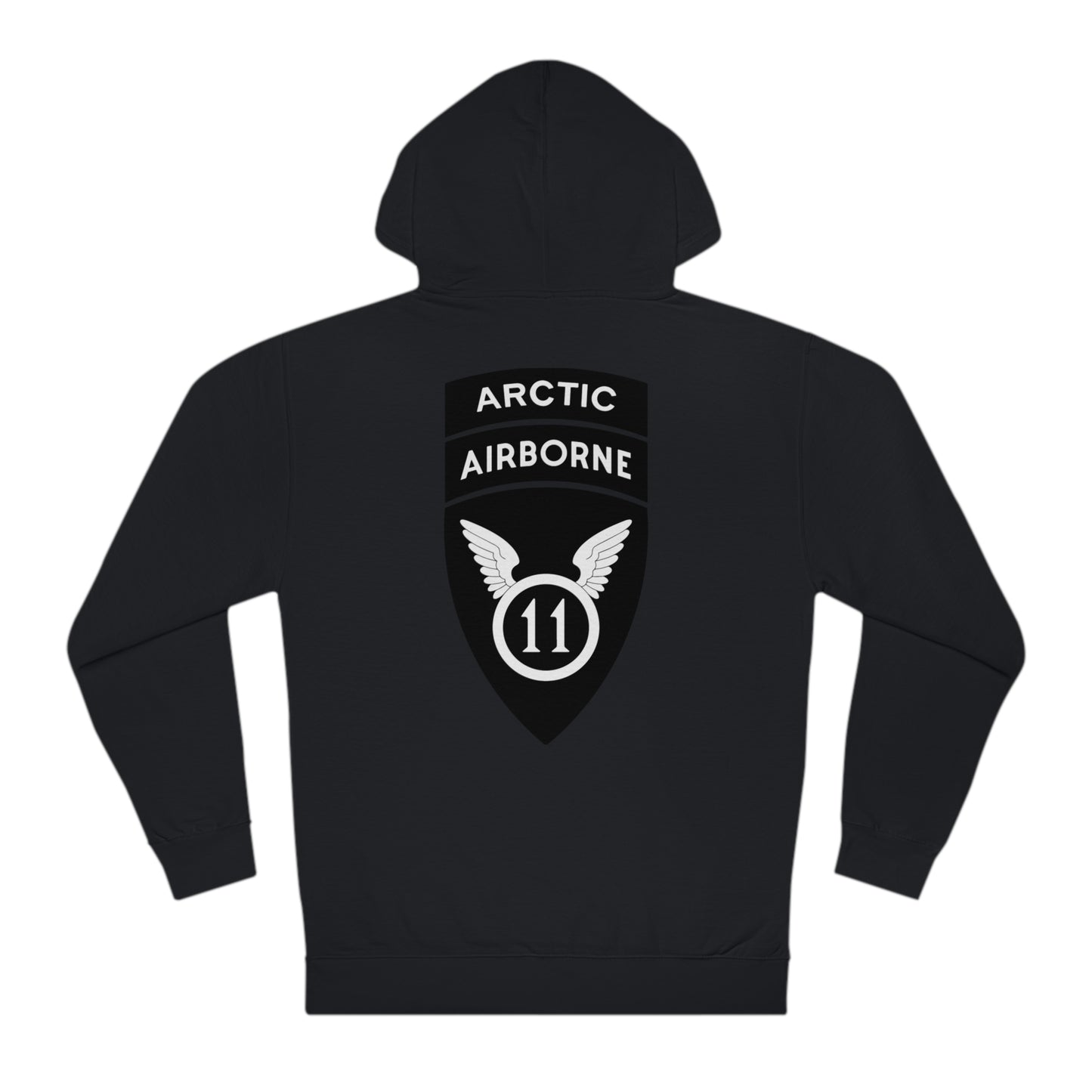 Artic 11th Airborne DIV B&W Hoodie