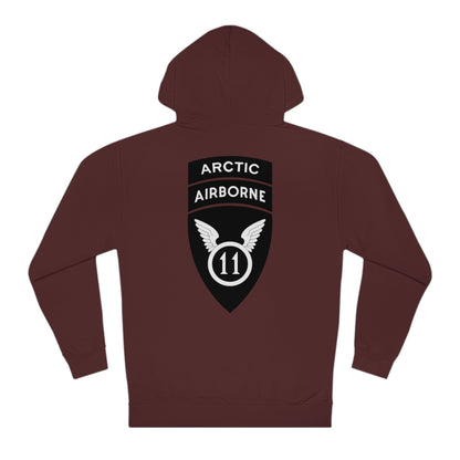 Artic 11th Airborne DIV B&W Hoodie