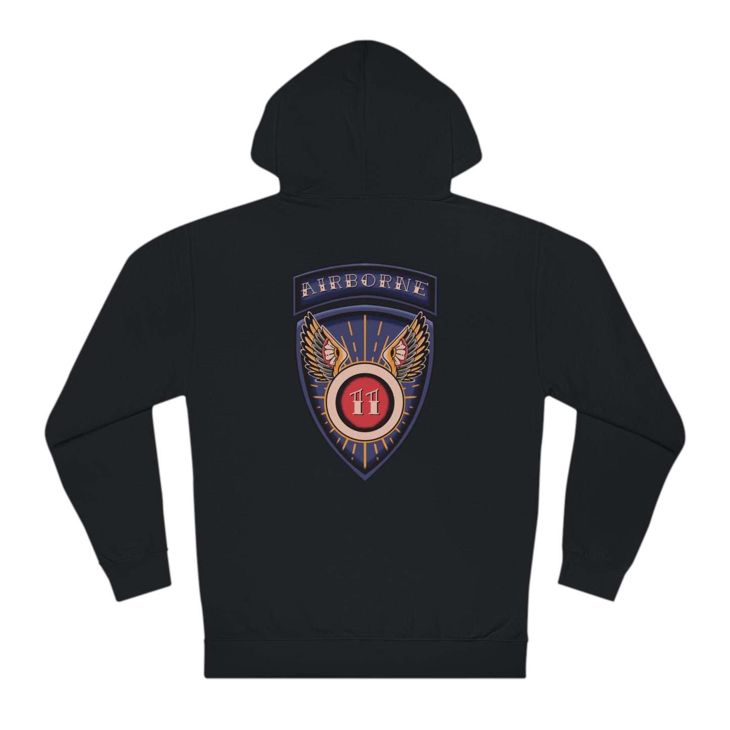 11th Traditional Style Airborne Hoodie