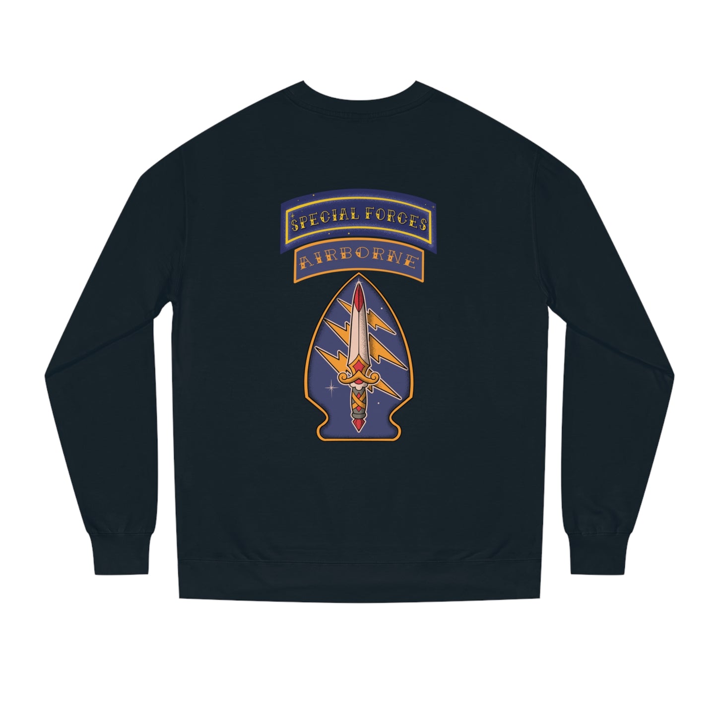 SF Long Tab Patch Traditional Style Sweater