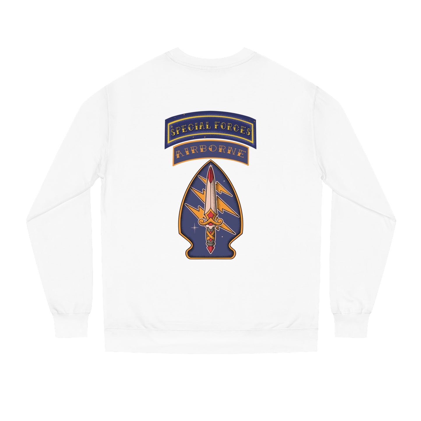 SF Long Tab Patch Traditional Style Sweater