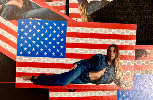 SS Reflective American Flag Patch