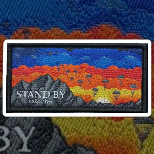 SBC Sunset Drop Woven Patch
