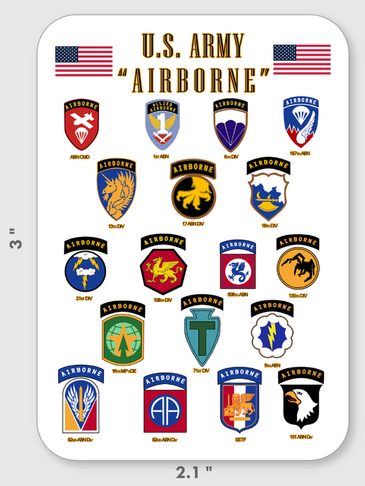 Airborne Units Sticker