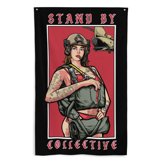Jump Out Girls Flag