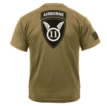 11th Airborne DIV B&W Tee