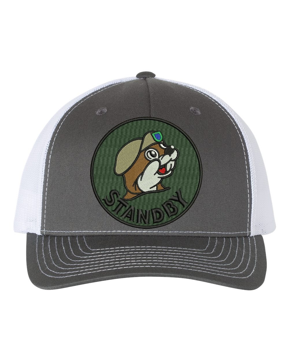 SB Bussey Embroidery Hat - Maroon/Tan/Green/Black Beret