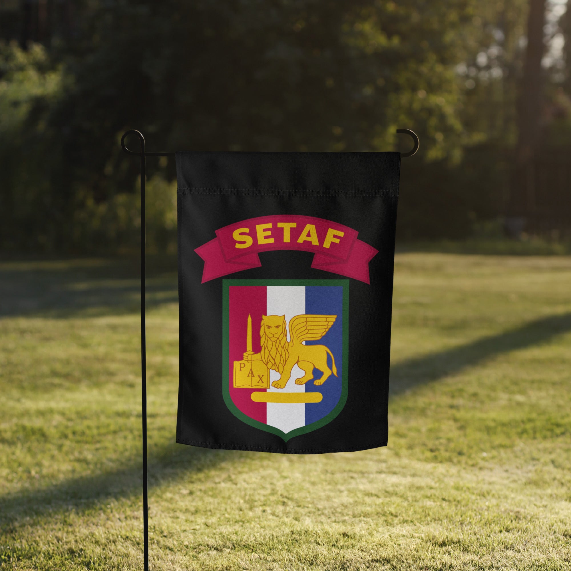 SETAF Garden flag – Stand By Collective