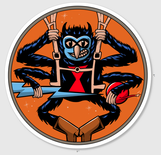 507th PIR Traditional Style Sticker