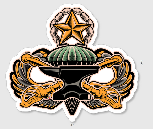 Anvil Troop 1-91 CAV Sticker