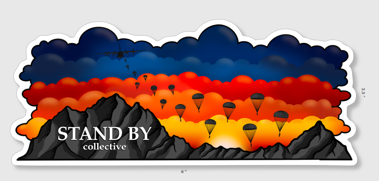 SBC Skylit Sunrise Sticker – Stand By Collective